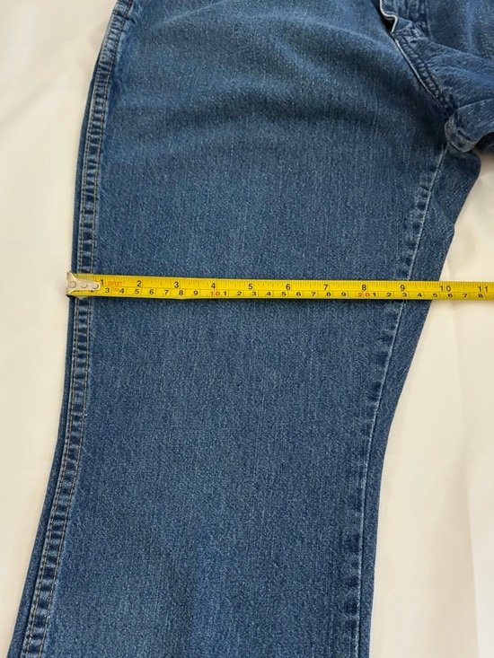 Wrangler 80’s Vintage Western Jeans Aztec Trim HR Made USA 🇺🇸 Boho Festival 5x32 - Picture 13 of 16